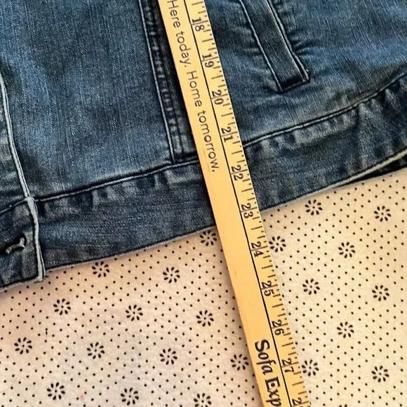 Jaclyn Smith Basic Blue Denim Jean Jacket 2XL - Picture 9 of 11